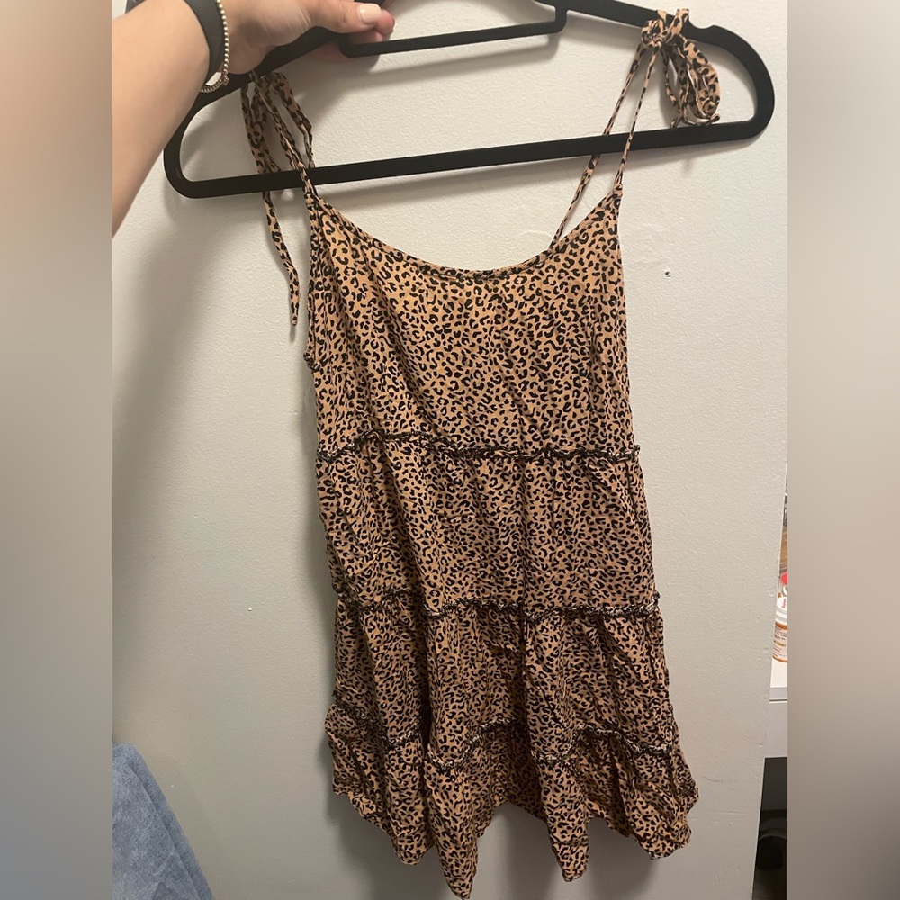 Leopard mini dress